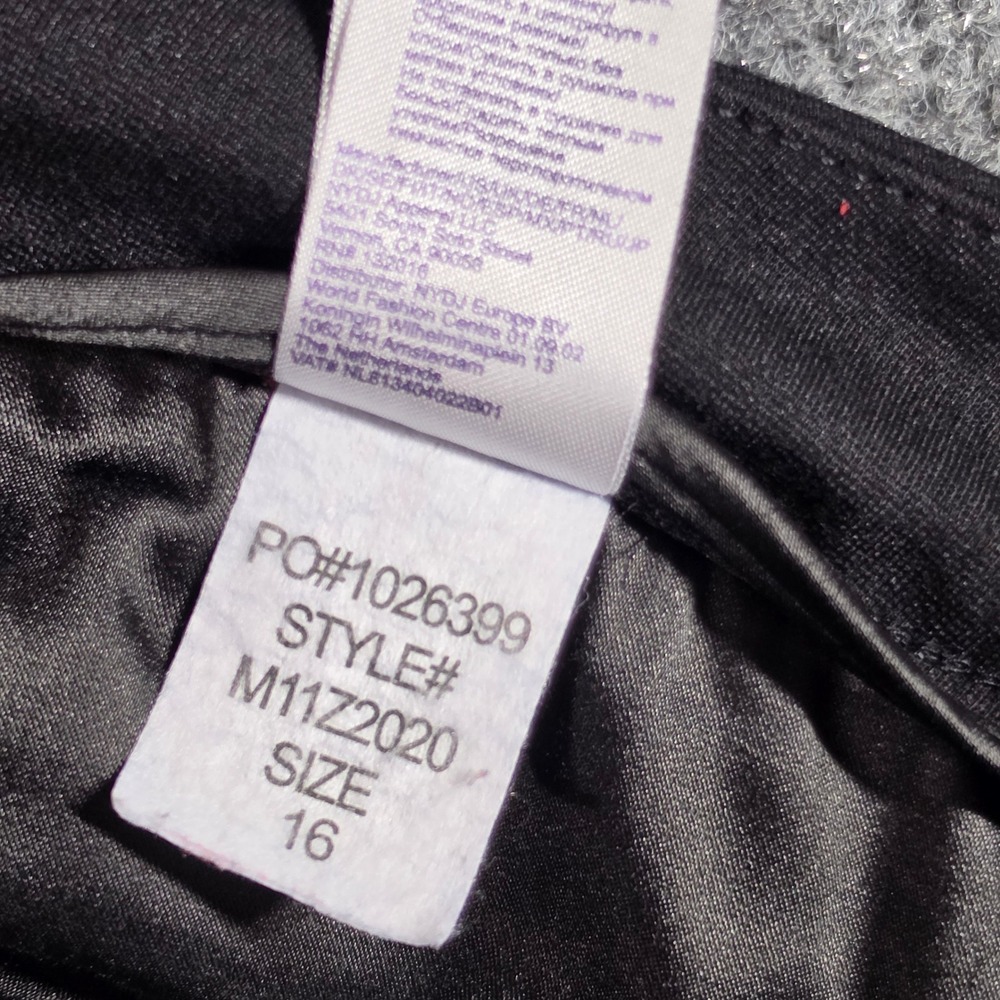 NYDJ Ponte Knit Trousers Womens 16 Black Lift‎ Tuck Slim Workwear M11Z2020 - Picture 5 of 9